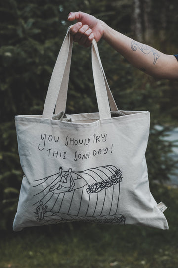 Organic Market Canvas Bag / You Should Try This Someday