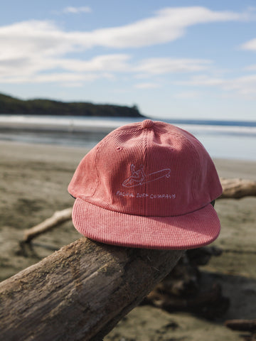 Izzy Surfer 6-Panel Hat / Coral Pink Cord