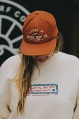 1998 Low Profile Hat / Rust Orange - Pacific Surf Co