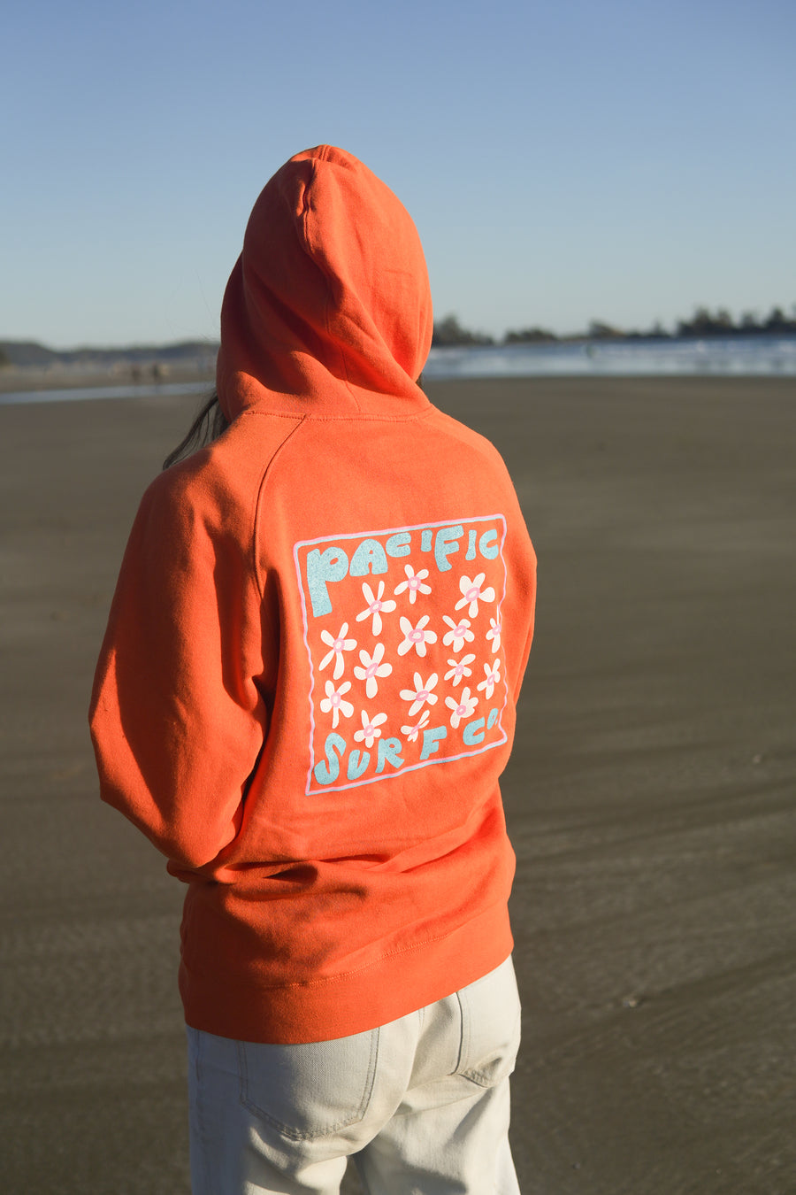 Flower Power Hoody / Orange