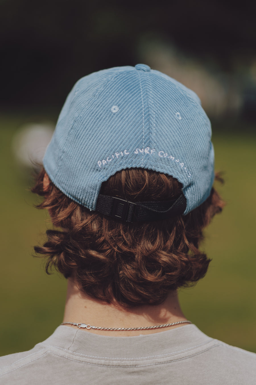 Sun-Wave Corduroy Hat / Cadet Blue