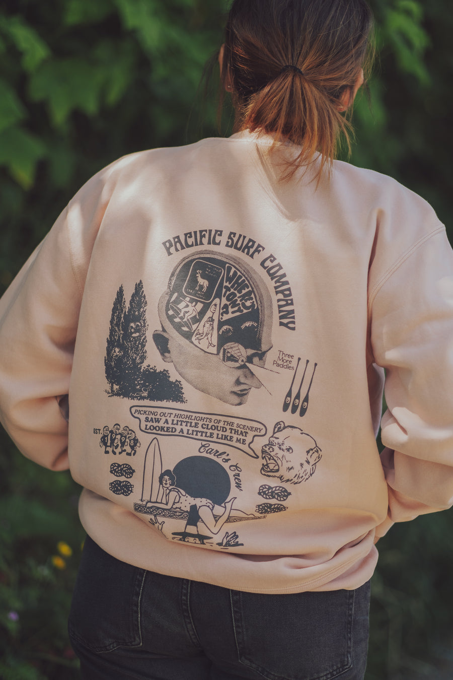 25 Year Anniversary Crew / Pigment Dusty Pink