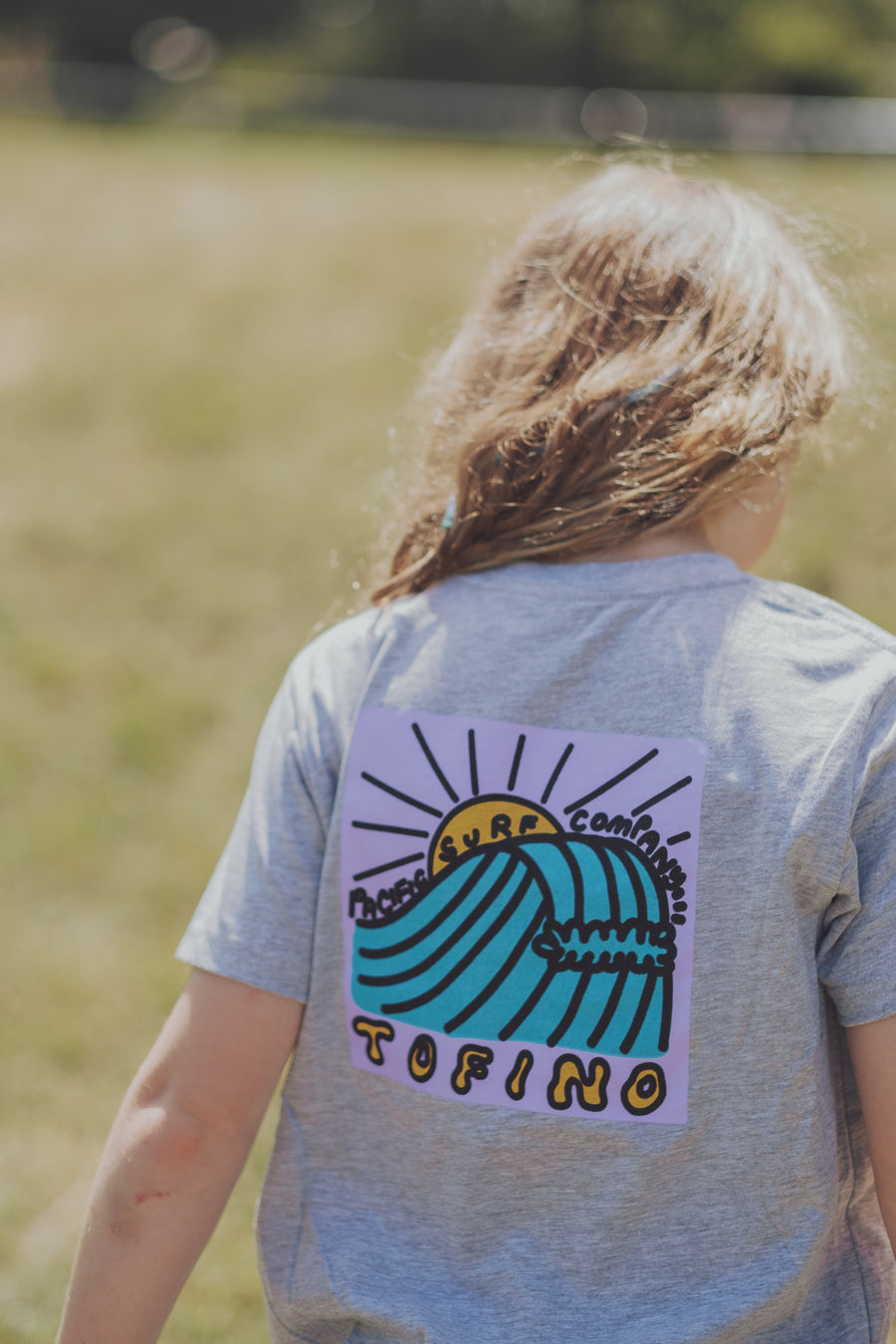 Youth Izzy Sun-Wave Tee / Grey