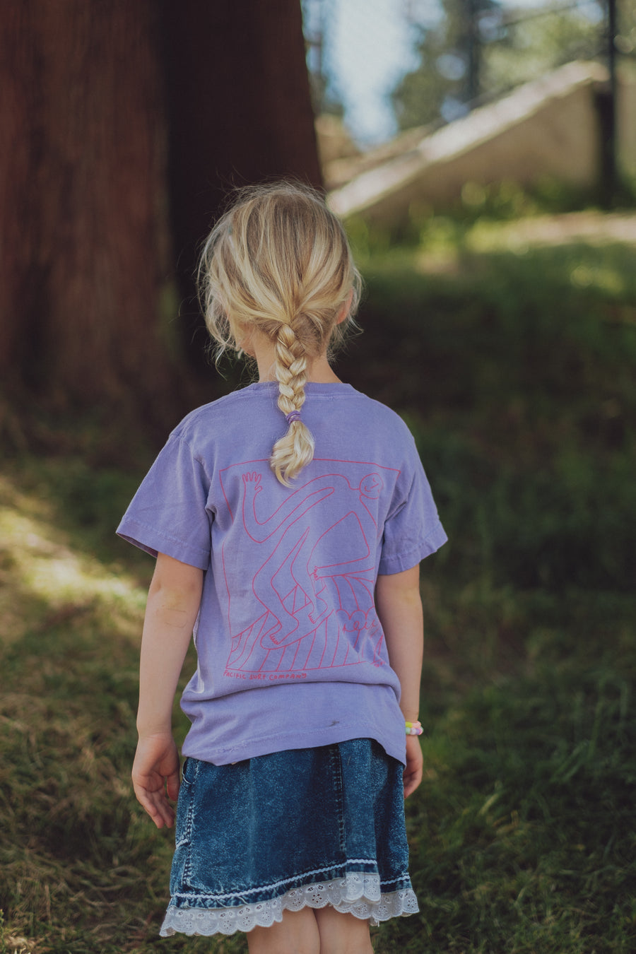 Youth Izzy Yipe Tee / Violet