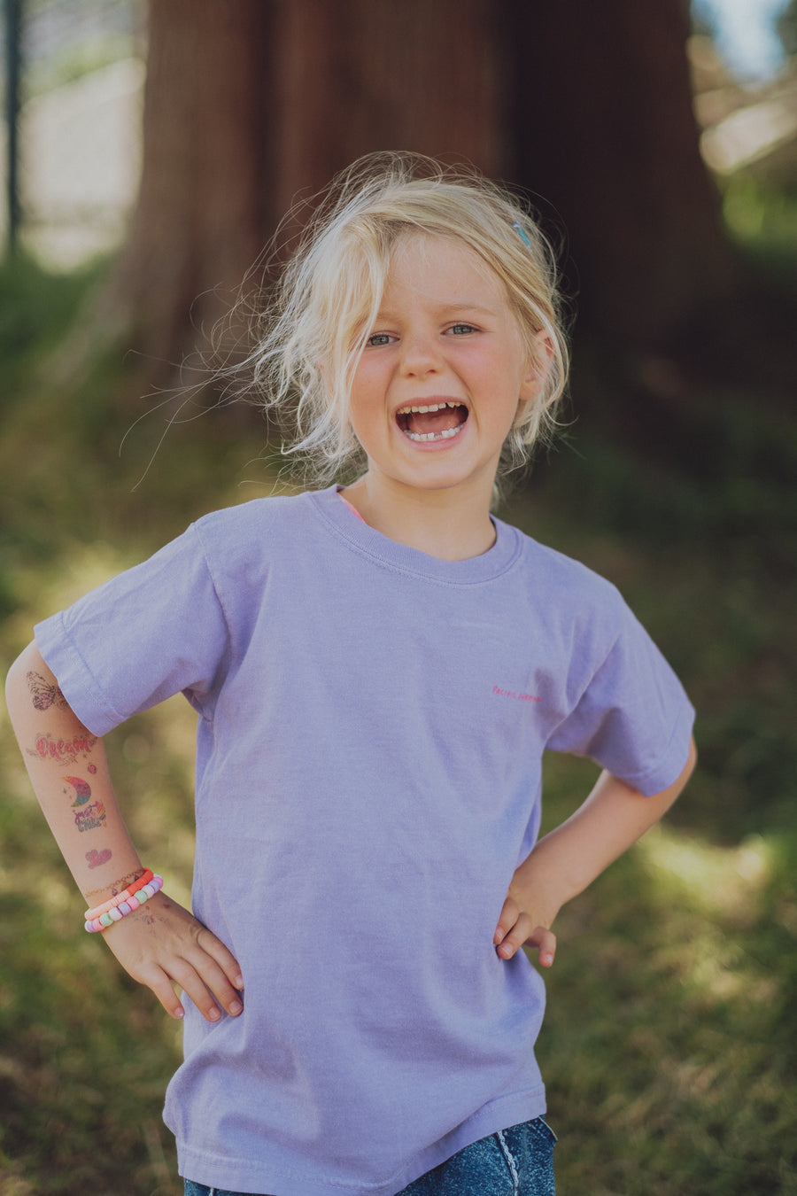 Youth Izzy Yipe Tee / Violet
