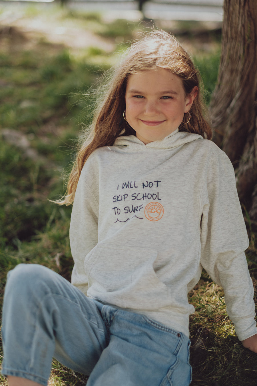 Youth I Will Not Skip School Hoody / Oatmeal Heather