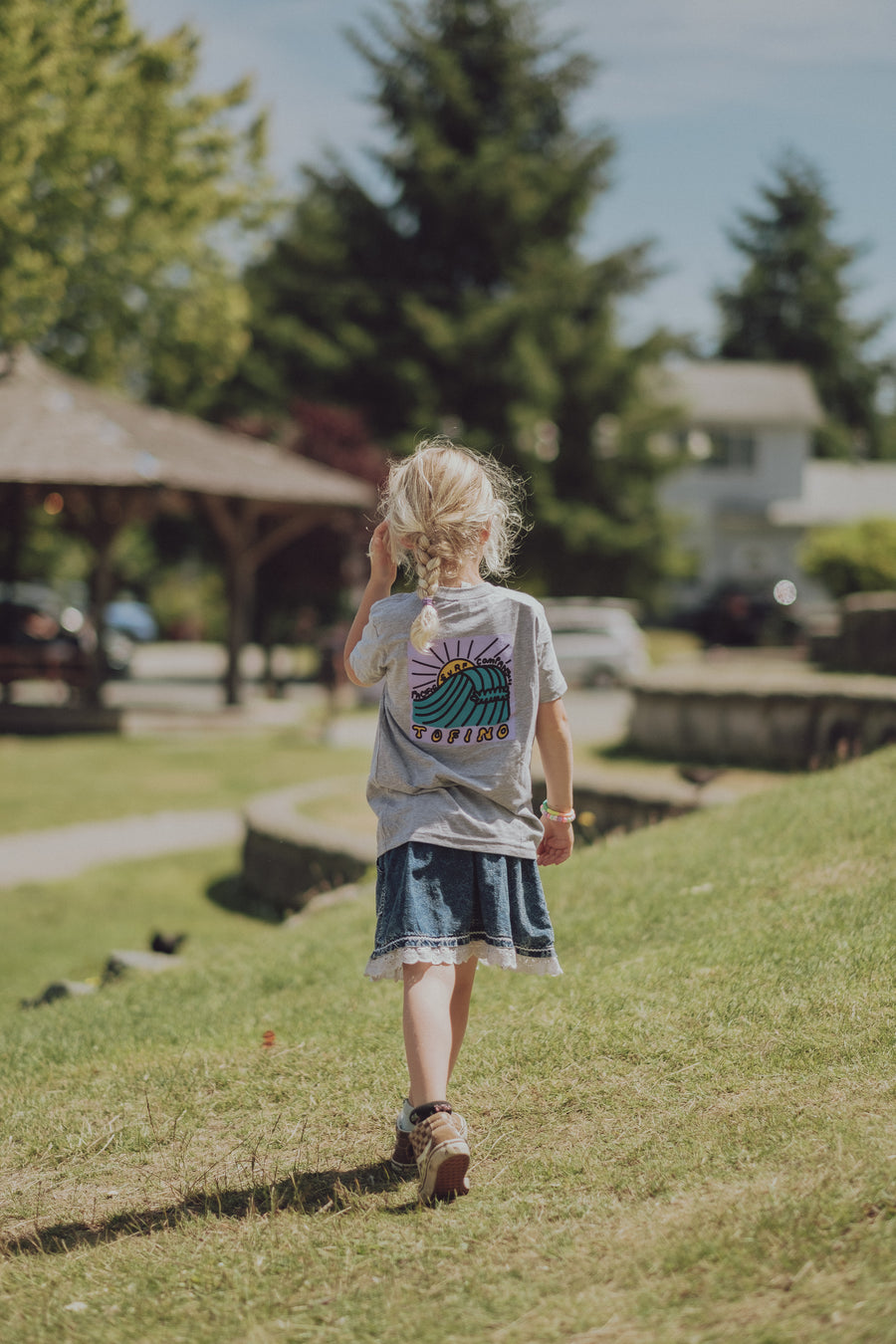 Youth Izzy Sun-Wave Tee / Grey