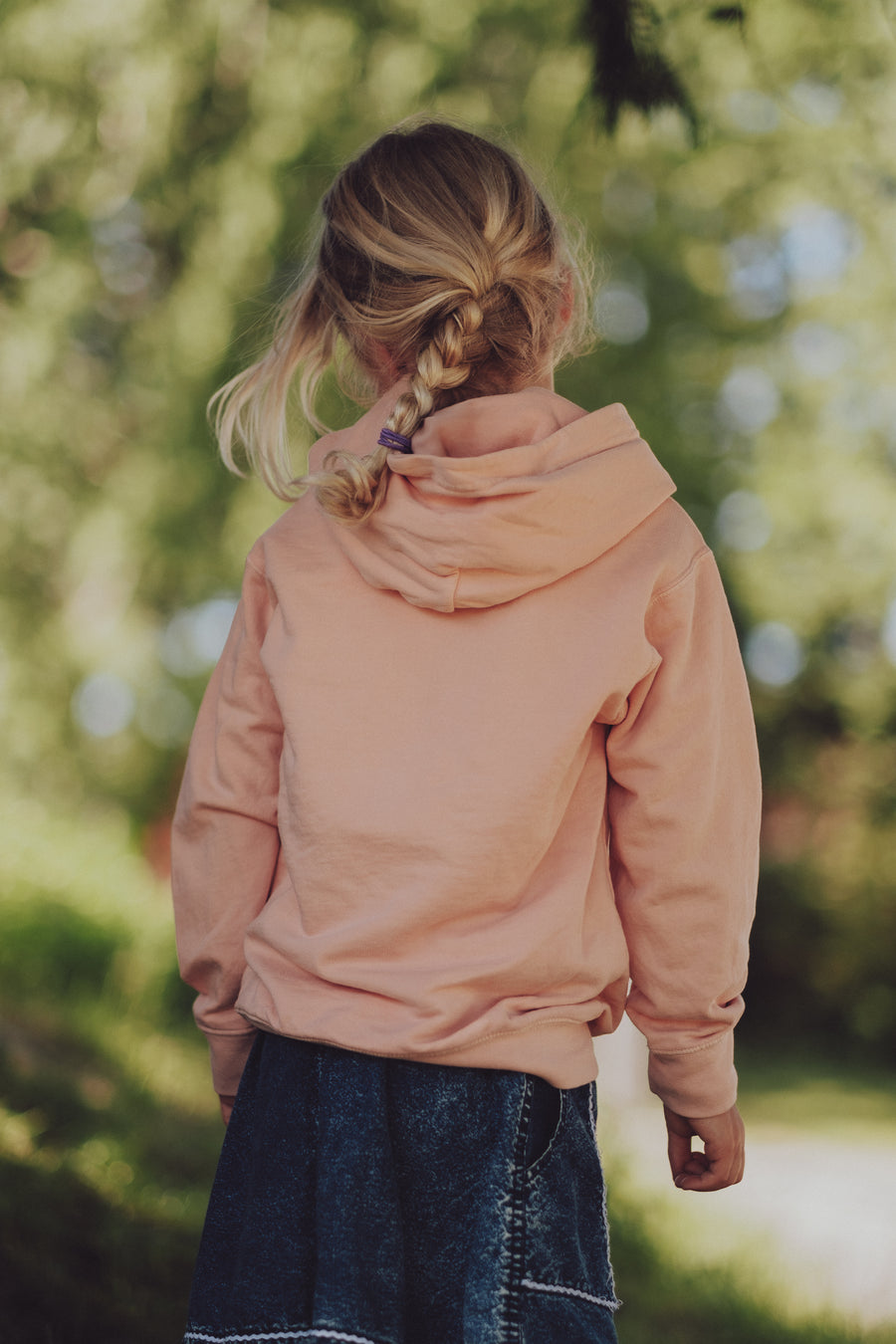 Youth Izzy Symbols Hoody / Peach