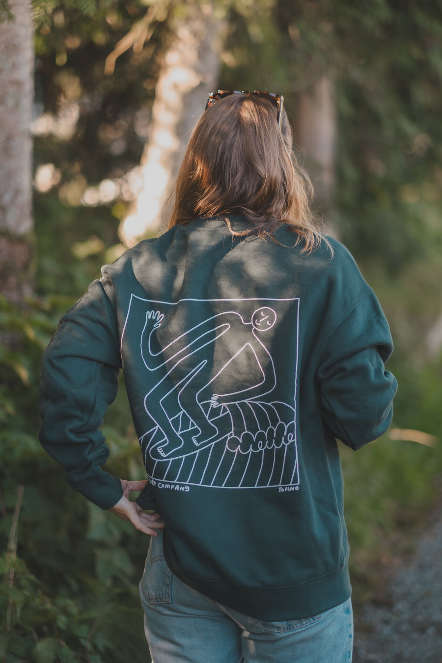 Izzy Yipe Crew / Pine Green