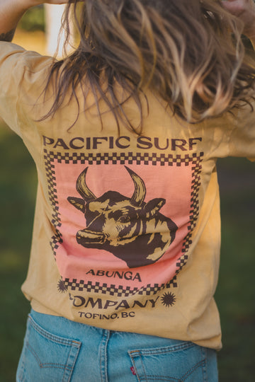 Cowabunga Tee / Mustard