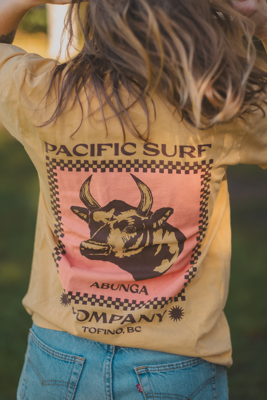 Cowabunga Tee / Mustard