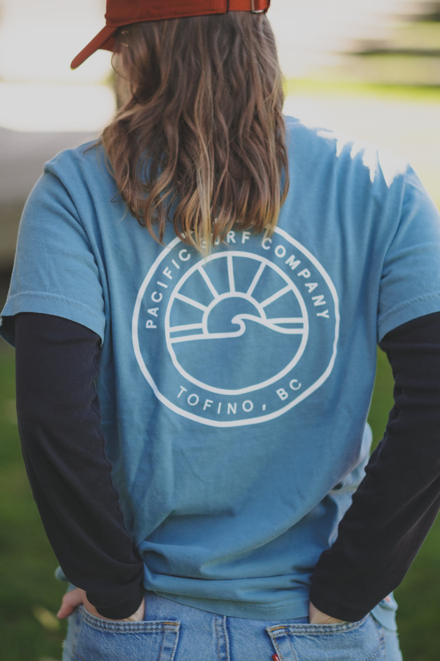 Sun Tee / Ice Blue