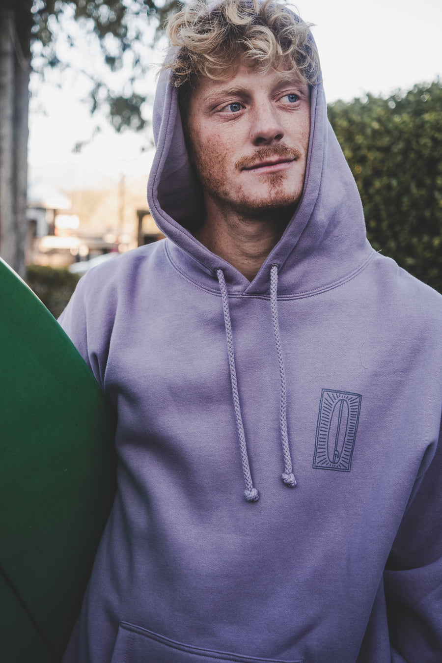 Izzy Surfboard Hoody / Plum