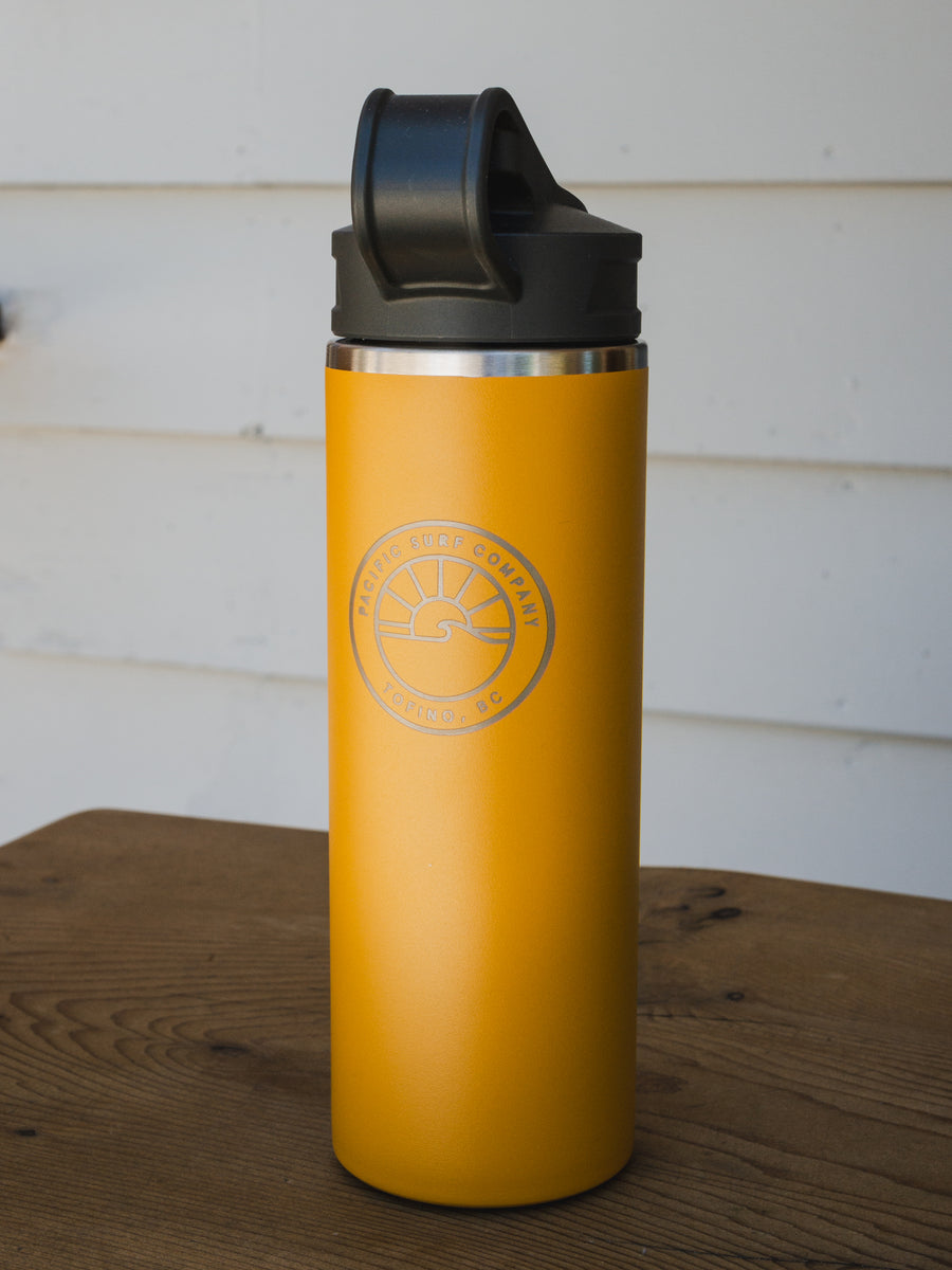 Straw Top Water Bottle / Yellow