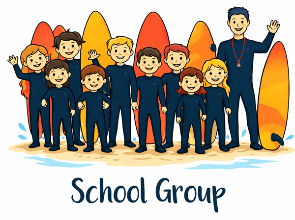 School Group Surf Lessons – Pacific Surf Co