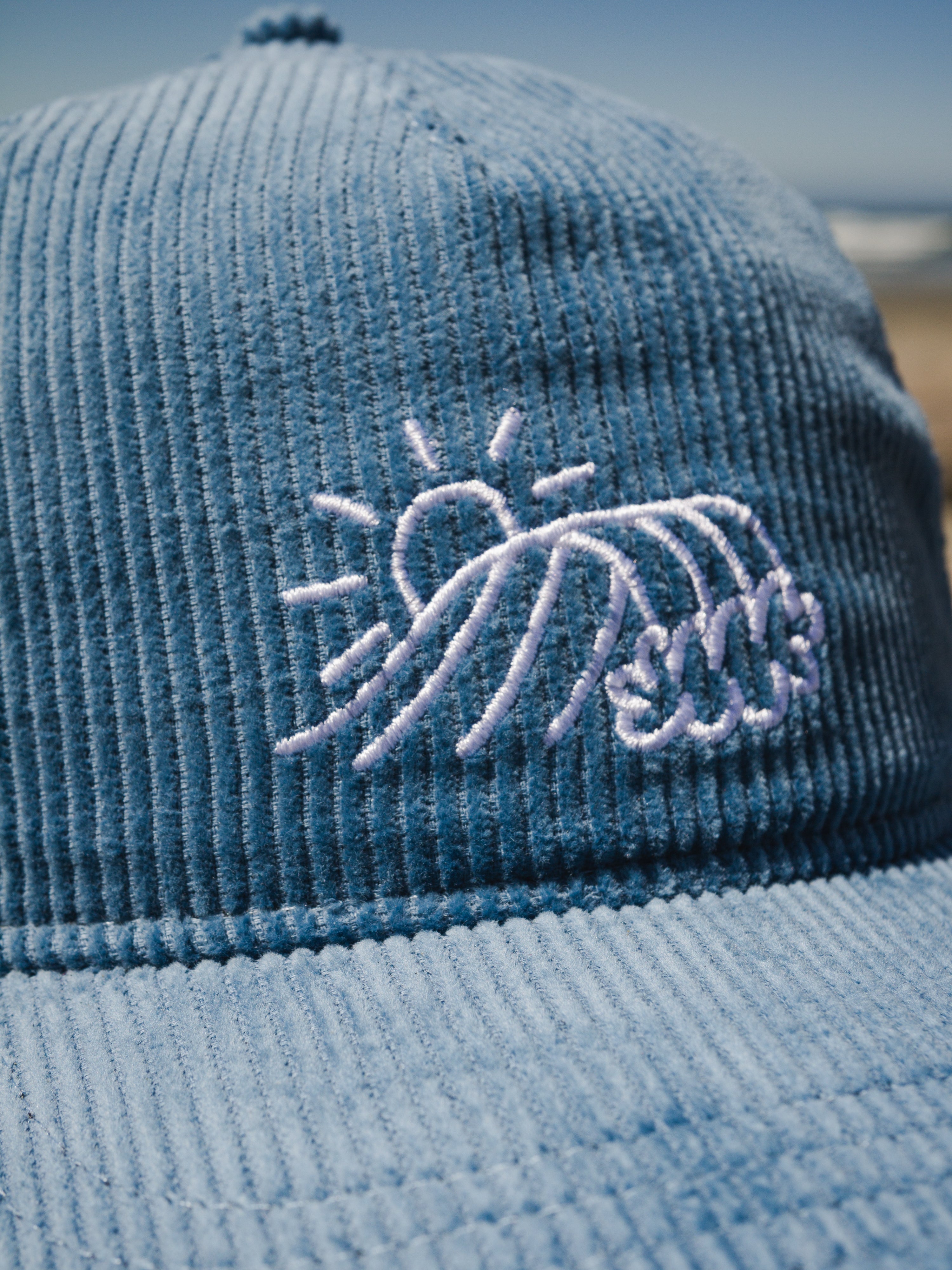 Sun-Wave Corduroy Hat / Cadet Blue – Pacific Surf Co