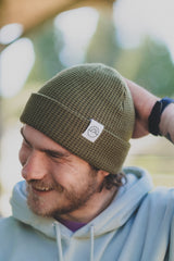 Waffle Toque / Olive - Pacific Surf Co