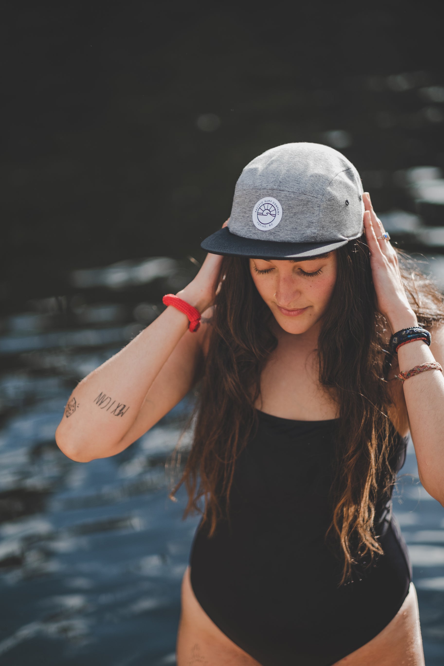 Runner Hat / Grey & Black – Pacific Surf Co